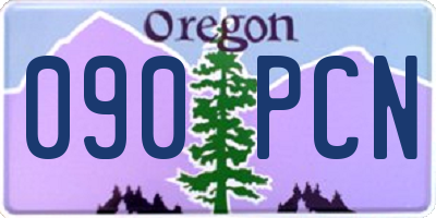 OR license plate 090PCN