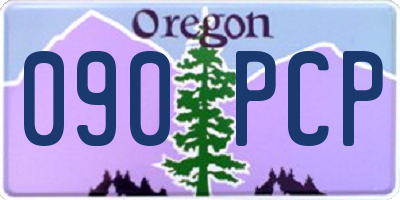 OR license plate 090PCP