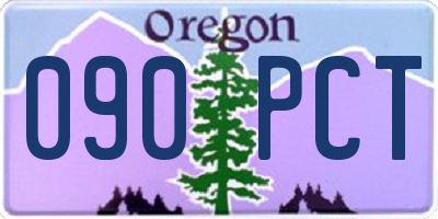 OR license plate 090PCT