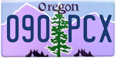 OR license plate 090PCX