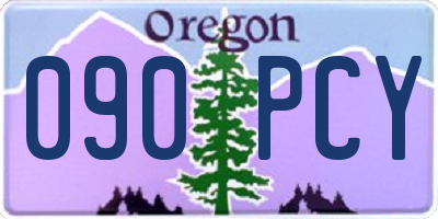 OR license plate 090PCY