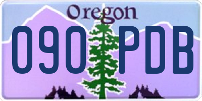 OR license plate 090PDB
