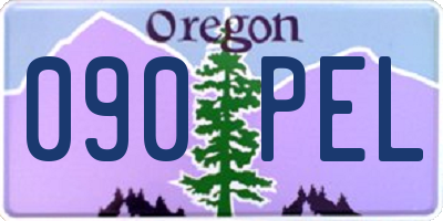 OR license plate 090PEL