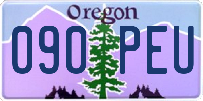 OR license plate 090PEU