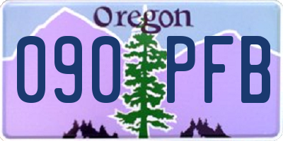 OR license plate 090PFB