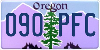 OR license plate 090PFC