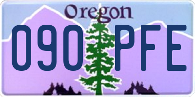 OR license plate 090PFE