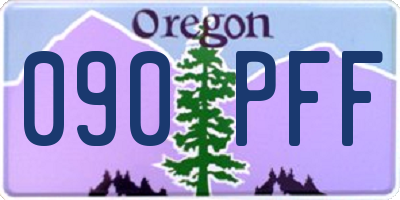 OR license plate 090PFF