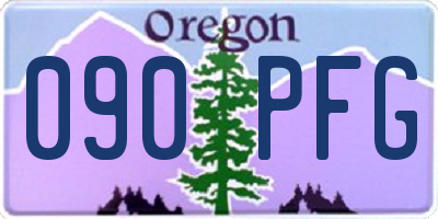 OR license plate 090PFG