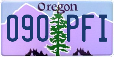 OR license plate 090PFI
