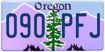OR license plate 090PFJ