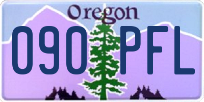 OR license plate 090PFL