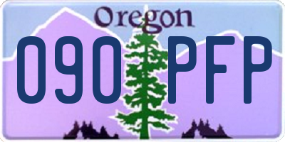 OR license plate 090PFP