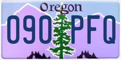 OR license plate 090PFQ