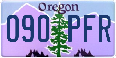 OR license plate 090PFR