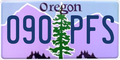 OR license plate 090PFS
