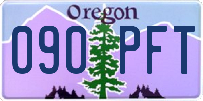 OR license plate 090PFT
