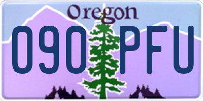 OR license plate 090PFU