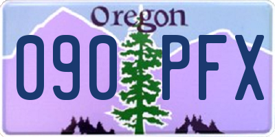 OR license plate 090PFX