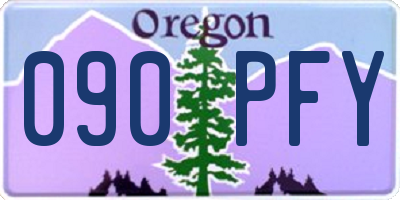 OR license plate 090PFY