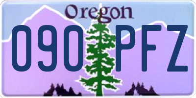 OR license plate 090PFZ