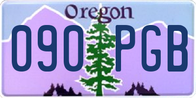 OR license plate 090PGB