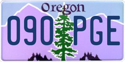 OR license plate 090PGE