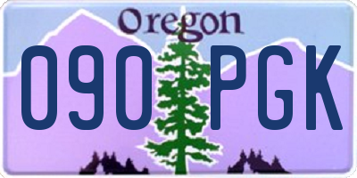 OR license plate 090PGK