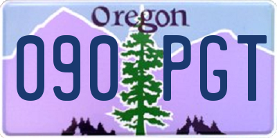 OR license plate 090PGT