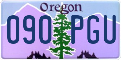 OR license plate 090PGU
