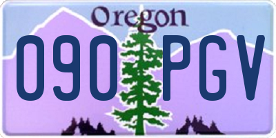 OR license plate 090PGV