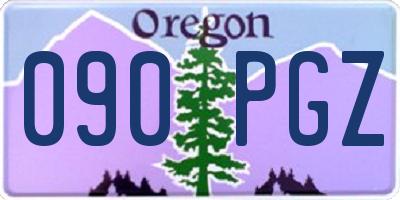 OR license plate 090PGZ