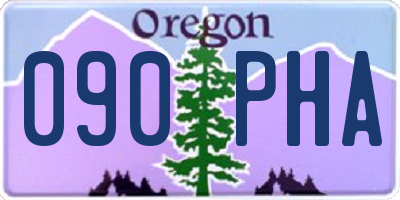 OR license plate 090PHA