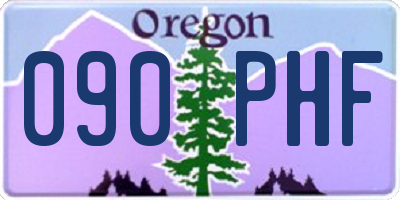 OR license plate 090PHF