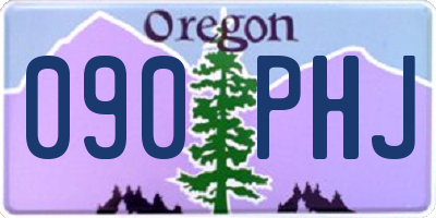 OR license plate 090PHJ