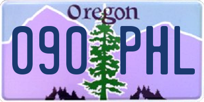 OR license plate 090PHL