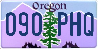 OR license plate 090PHQ