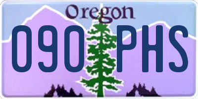 OR license plate 090PHS
