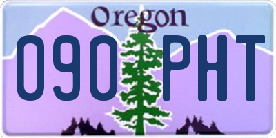 OR license plate 090PHT