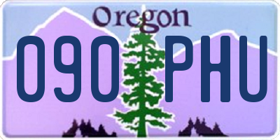 OR license plate 090PHU