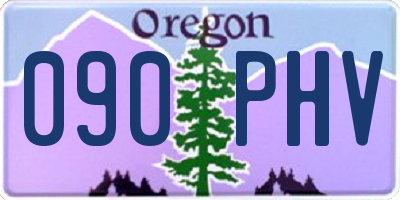 OR license plate 090PHV