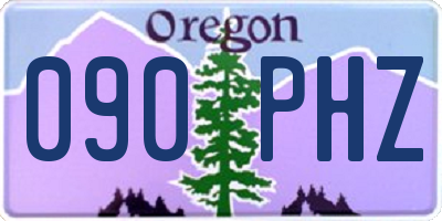OR license plate 090PHZ