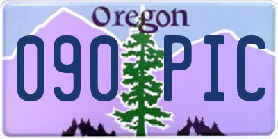 OR license plate 090PIC