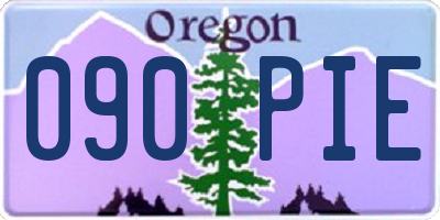 OR license plate 090PIE