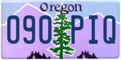 OR license plate 090PIQ