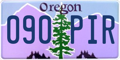 OR license plate 090PIR