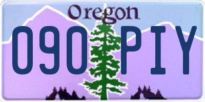 OR license plate 090PIY