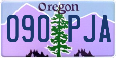 OR license plate 090PJA