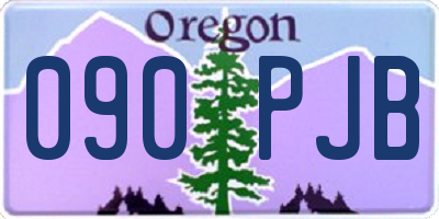 OR license plate 090PJB