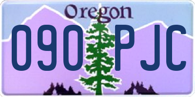 OR license plate 090PJC